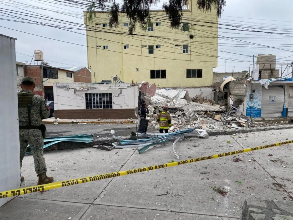 [VIDEO] Vivienda explota en esta colonia de Pachuca