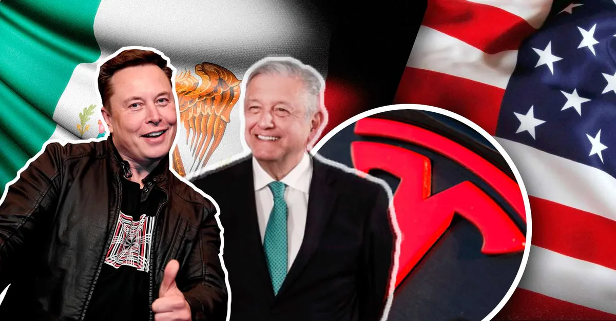 López Obrador dialoga con Elon Musk sobre planta de Tesla en México