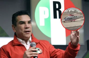 Alito Moreno: esto cuesta el lujoso helicóptero con el que el líder del PRI aterrizó en Hidalgo