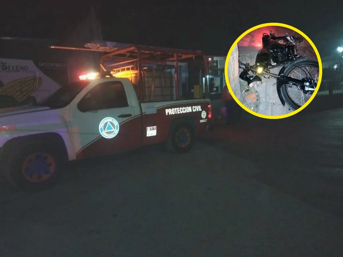 Mixquiahuala: accidente en motocicleta deja una persona sin vida