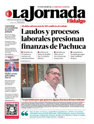 La Jornada Hidalgo | 26 de agosto de 2026