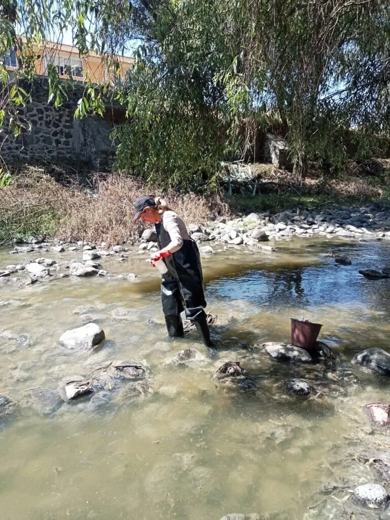 Conagua analiza contaminación en el río Rosas como parte del saneamiento del río Tula