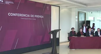 Conferencia de prensa sin la presencia de la Presidenta Municipal