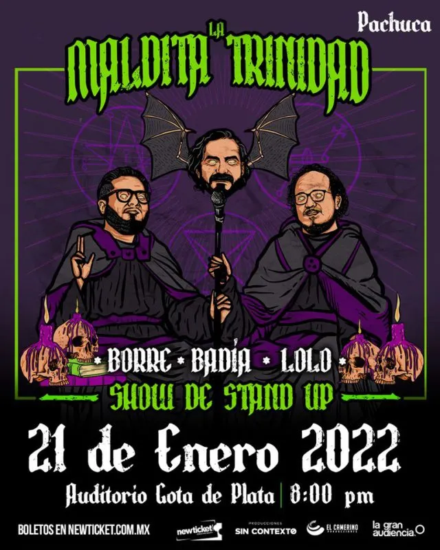 Leyendas Legendarias llegan a Pachuca con La Maldita Trinidad