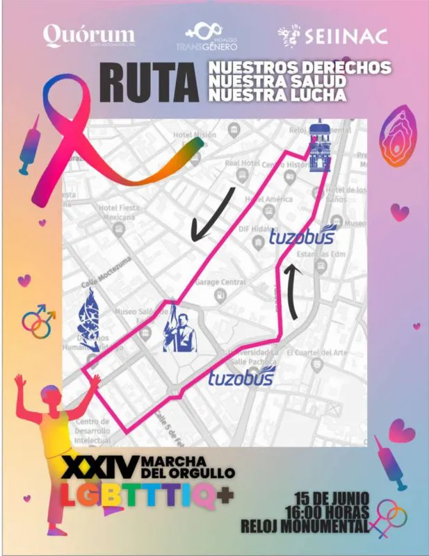 Marcha del Orgullo LGBTTTIQ+: conoce el recorrido y a qué hora inicia