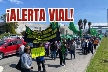 Manifestación en Pachuca provoca cierres y caos vial en bulevar Felipe Ángeles