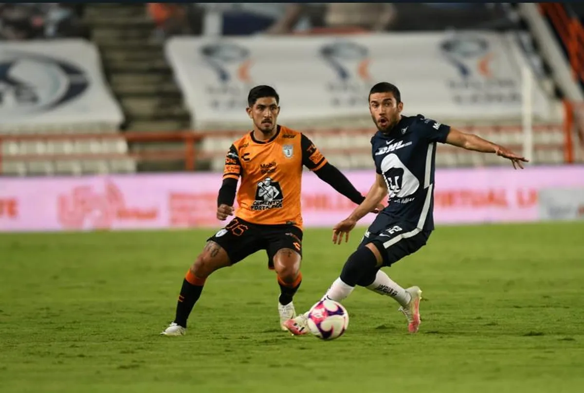 Pachuca y Pumas dividieron puntos: 1-1