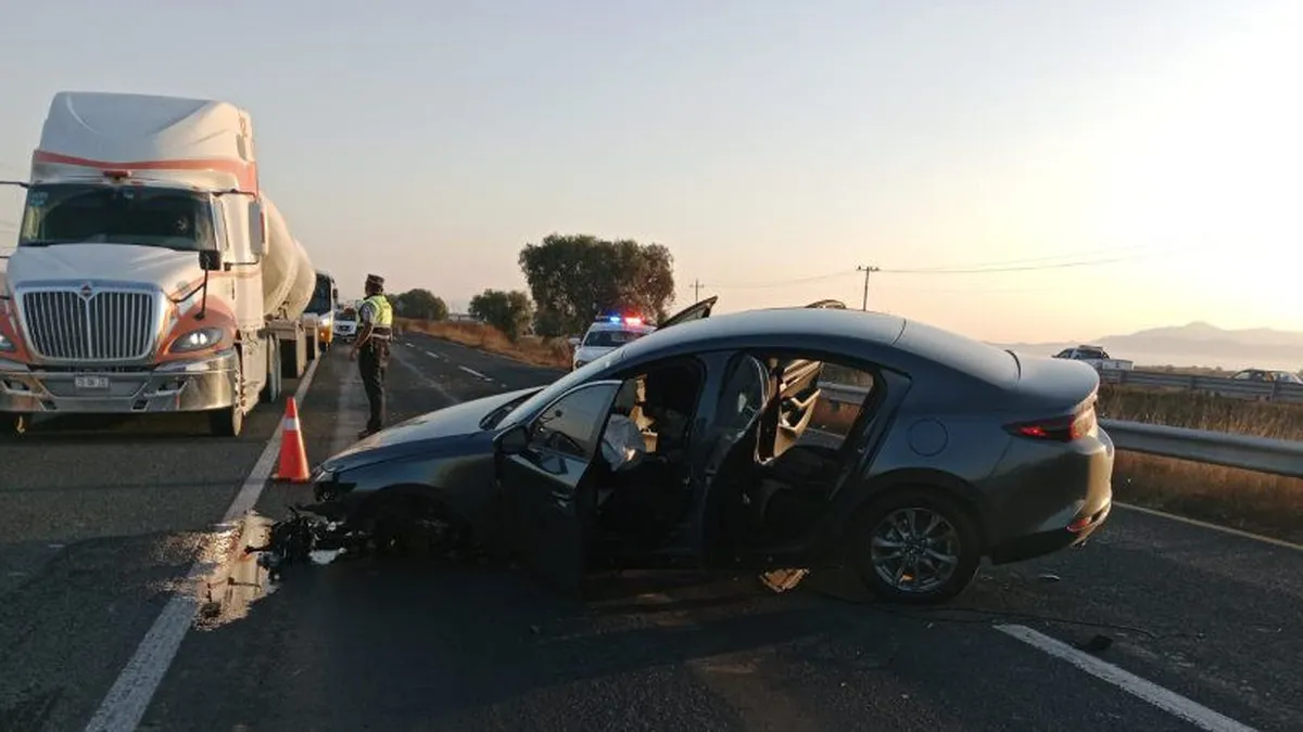 Accidente provoca carga vehicular en la carretera México-Pachuca este martes