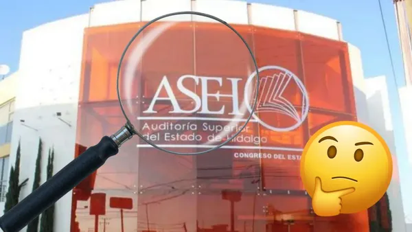 Edificio de la ASEH con lupa