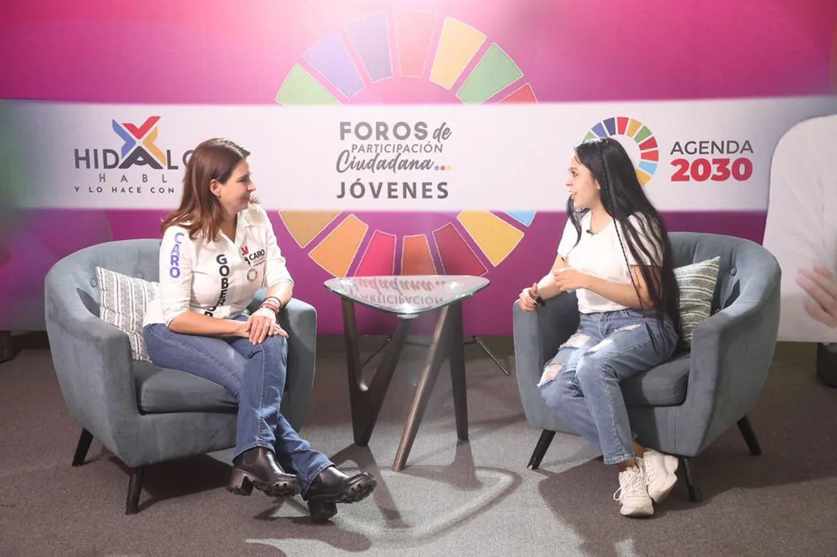 Carolina Viggiano se reúne con jóvenes para firmar Agenda 2030