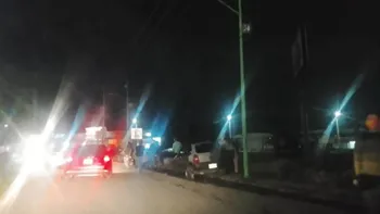 Vehículos involucrados en carambola