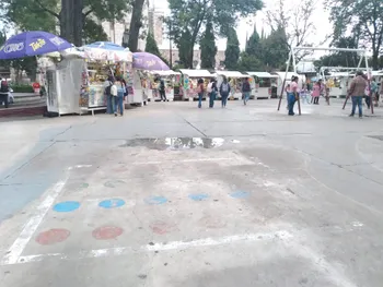 juegos en el Jardin Floresta de Tulancingo