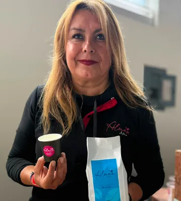 Alma Tovar productora de café