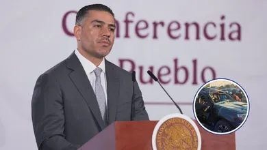 Harfuch rechaza versión sobre presunta participación de la CIA en explosión de la México-Pachuca.