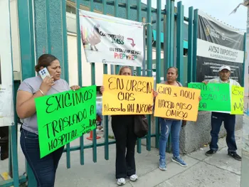 IMSS traslada a paciente de Tepeji a Pachuca tras protesta de familiares