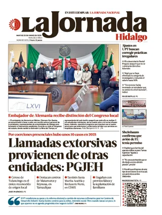 La Jornada Hidalgo | 20 de enero de 2026