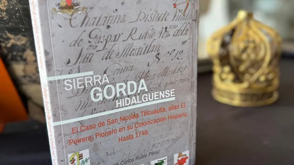 Libro sobre la historia colonial de la Sierra Gorda hidalguense.