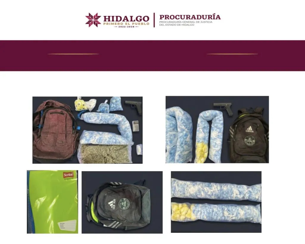 ¡Con armas y droga! Detienen en Tlaxcoapan a dos hombres
