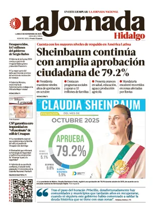 La Jornada Hidalgo | 03 de noviembre de 2025