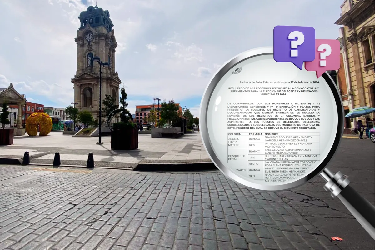 ¿Quiénes son los candidatos a delegados y subdelegados en Pachuca? Te decimos