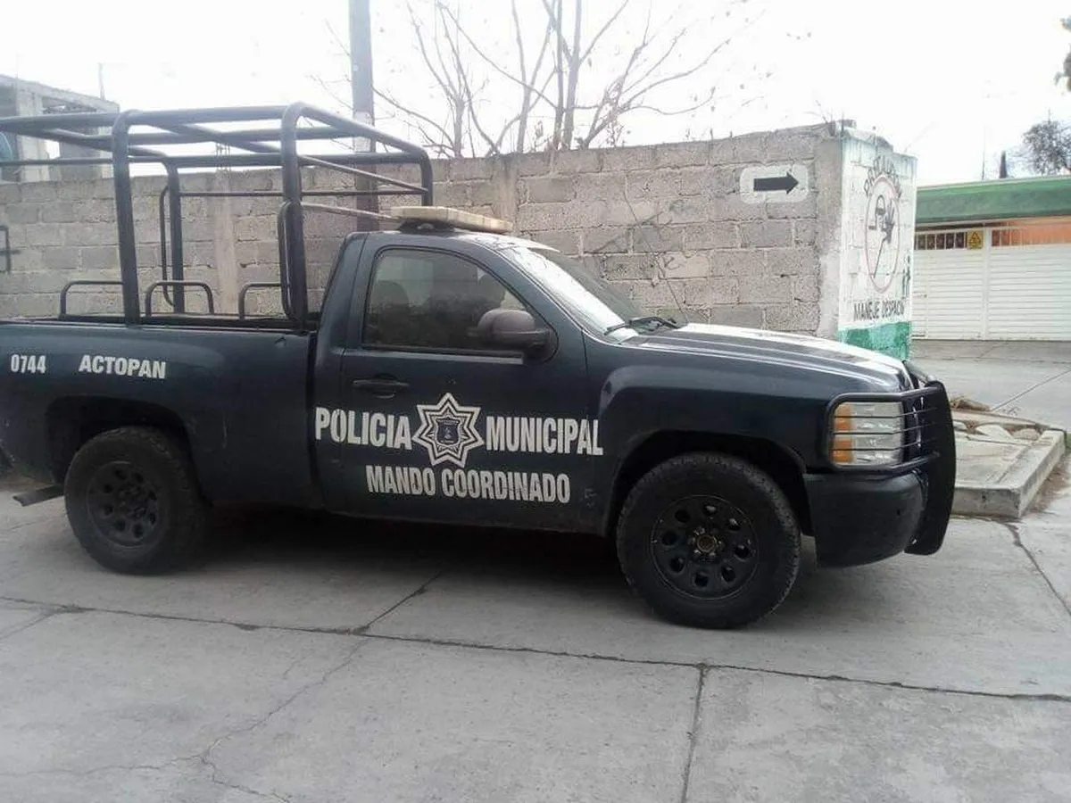 Actopan: policías trabajan bajo protesta para exigir aumento de sueldo