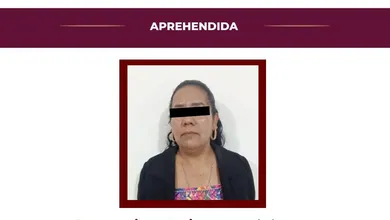 Ficha de detención de mujer por trata de personas en Jacala