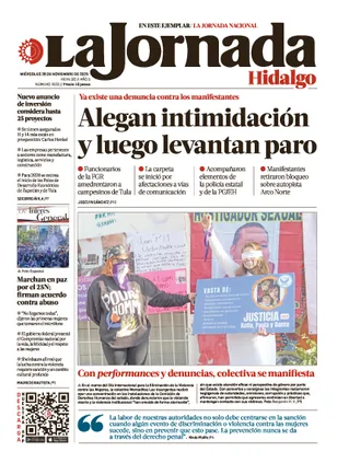 La Jornada Hidalgo | 26 de noviembre de 2025