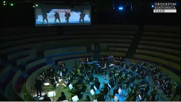 Concierto sinfónico de la UAEH con el Juego del Calamar