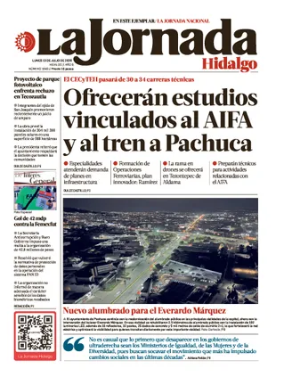La Jornada Hidalgo | 13 de julio de 2026