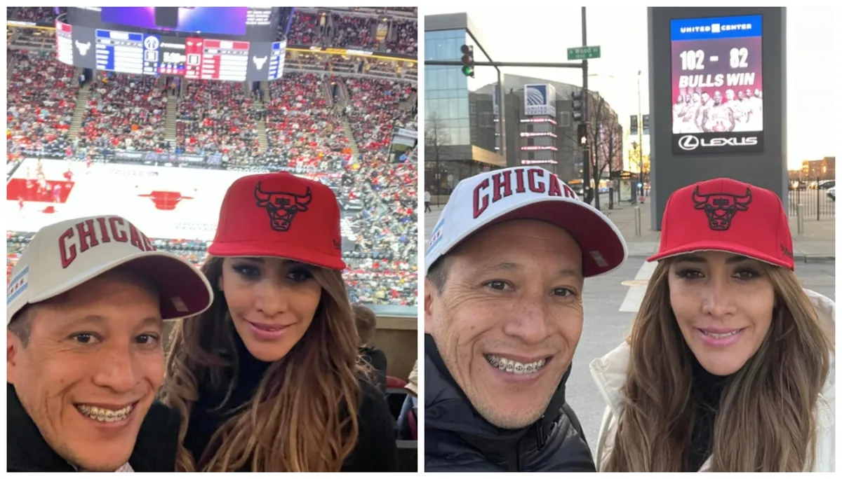 Alcalde de Acaxochitlán va a juego de los Chicago Bulls y lo presume