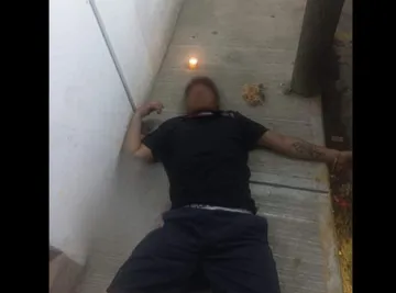 San Felipe Orizatlán: pensaron que estaba muerto, le prenden veladora y solo estaba ebrio