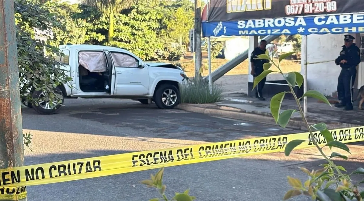 Ataque armado en Sinaloa deja sin vida al director de Tránsito