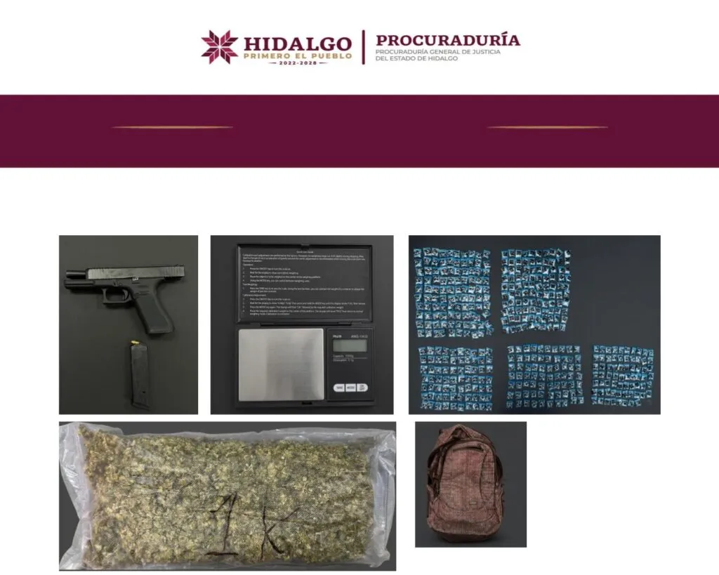 ¡Con armas y droga! Detienen en Tlaxcoapan a dos hombres