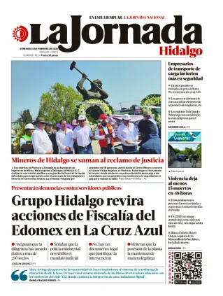 La Jornada Hidalgo | 15 de febrero de 2026