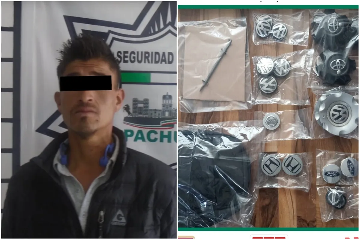 Detienen policías de Pachuca a presunto ladrón de autopartes
