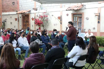 Acude Julio Menchaca a Zimapán y Tepeji del Río a compartir avances de la 4T