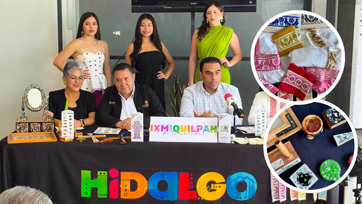 Visitantes disfrutan de comida tradicional y espectáculos en la Expo Feria Ixmiquilpan 2025.
