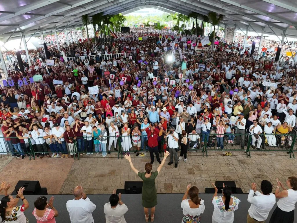 Sheinbaum en Quintana Roo: avances en programas sociales, salud y educación