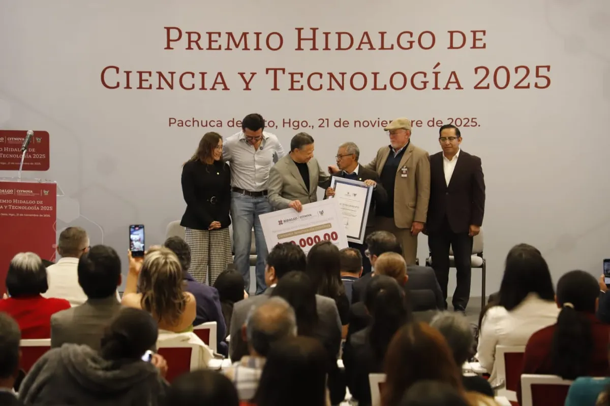 Entregan premio Hidalgo de Ciencia y Tecnología 2025