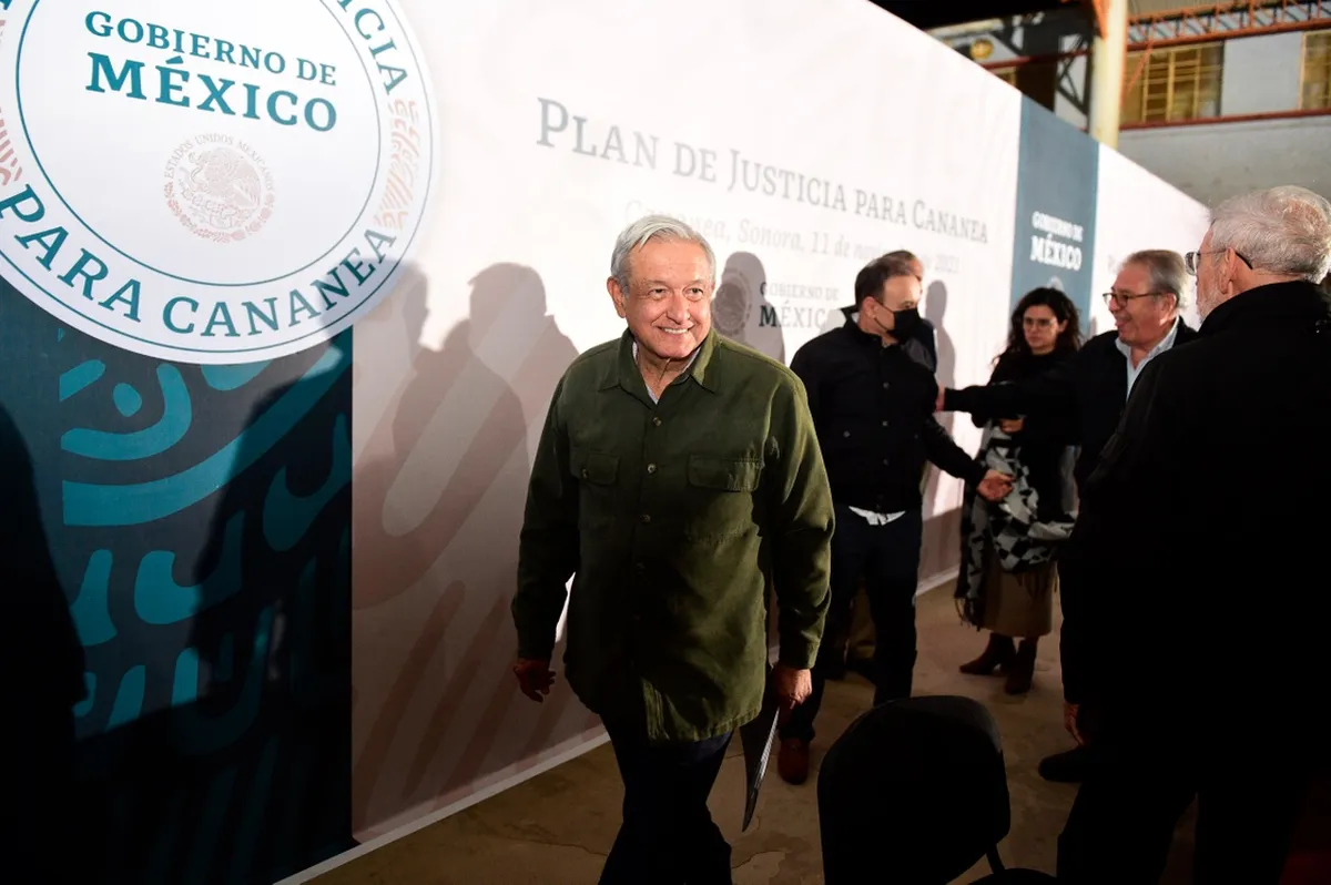 AMLO anuncia plan de justicia para Cananea