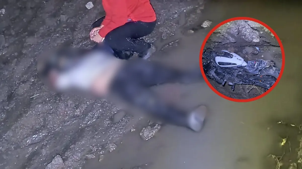 accidente de motociclista