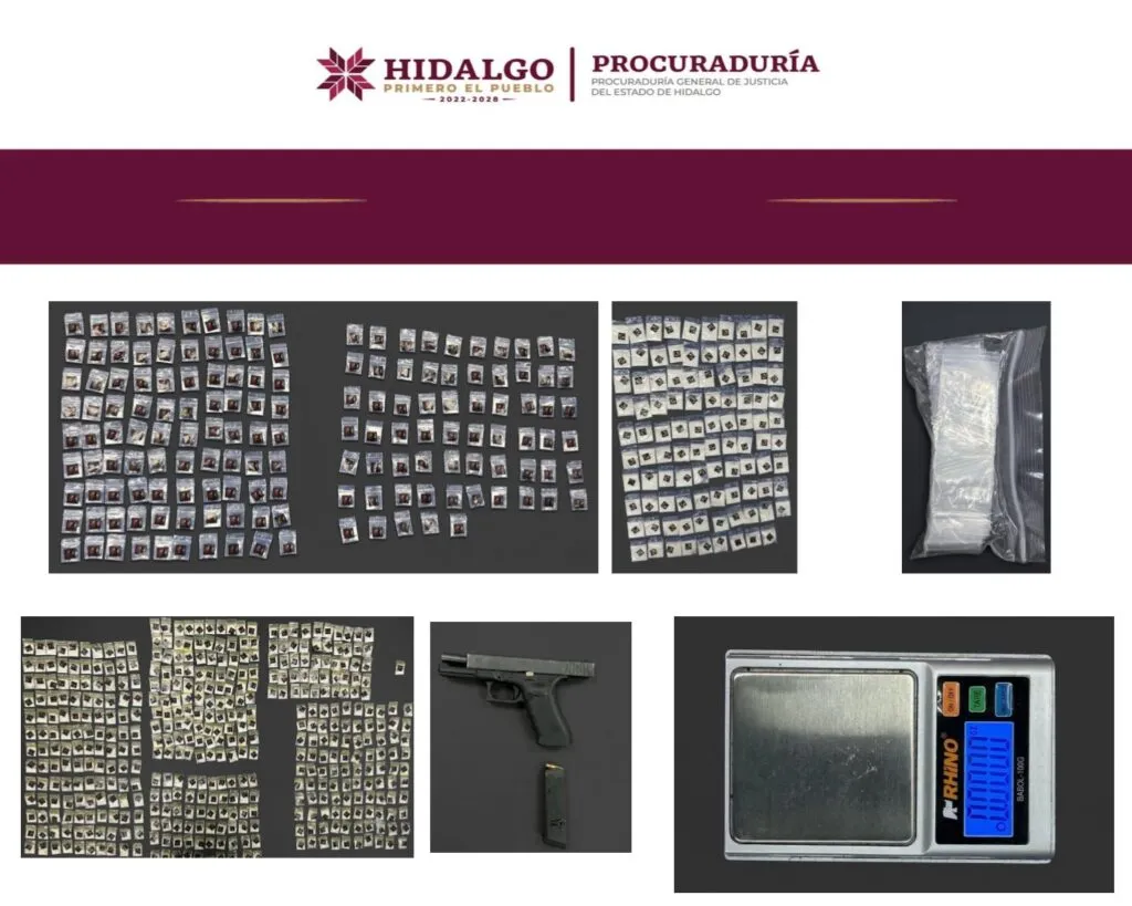 ¡Con armas y droga! Detienen en Tlaxcoapan a dos hombres