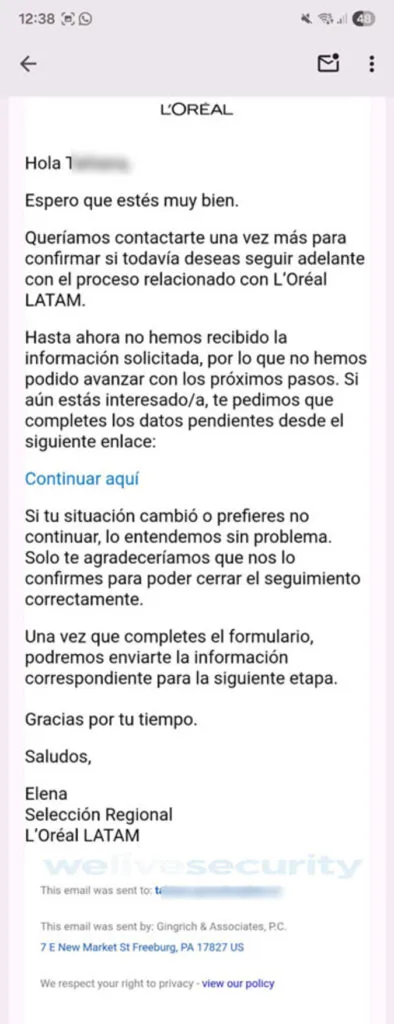 Alertan por ofertas de trabajo falsas que roban datos personales