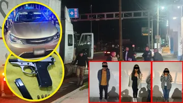 Detenidos en Mineral de la Reforma por armas y droga.