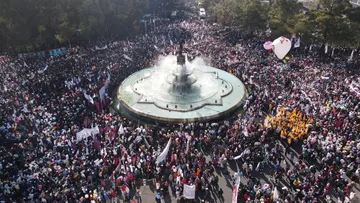 Marcharon 1.2 millones de personas en CDMX, informa Claudia Sheinbaum