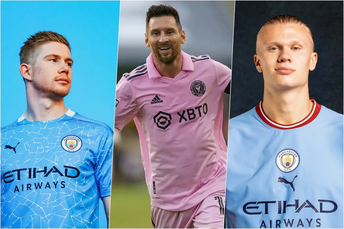 De Bruyne, Haaland y Messi, nominados a Jugador del Año de la UEFA