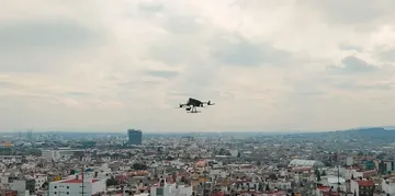 Drones de vigilancia aérea de la policía municipal de Pachuca
