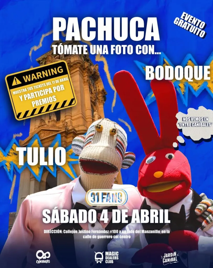 ¿Eres fan de 31 Minutos? Tulio y Bodoque llegan a Pachuca
