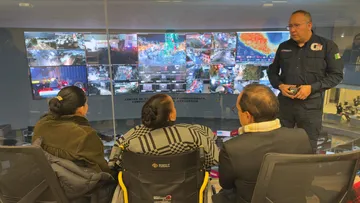 Embajadora de Sudáfrica visita el C5i de Hidalgo