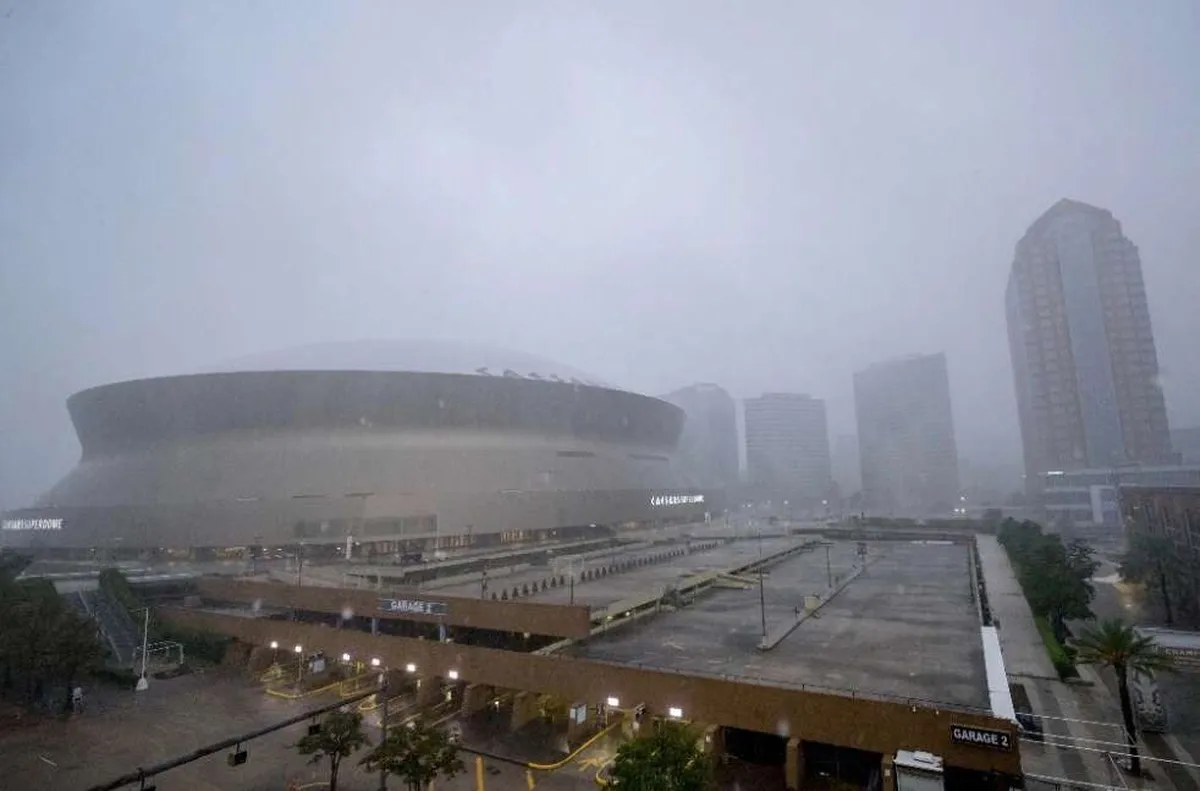Huracán Francine causa inundaciones y cortes de luz en Luisiana, EU
